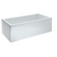 Laufen Pro - L-panel, 1700 x 700 mm, pravý, bílá H2961020000001
