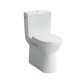Laufen Pro - WC kombi mísa, 70x36 cm, zadní/spodní odpad, s LCC, bílá H8249554000001