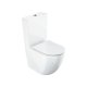 Ravak - WC kombi se sedátkem SoftClose, vario odpad, spodní napouštění, RimOff, bílá X01870