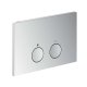 Axor FlushPlate - Ovládání splachování, chrom 42530000