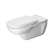 Duravit D-Code - Závěsné WC, bezbariérové, bílá 22280900002