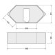 Duravit - Podpora pro vanu D-Code, 1900x900 mm 790477000000000