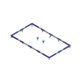 Villeroy & Boch - Instalační rám ViFrame pro vaničky do 1000x1000 mm U91412100