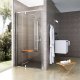 Ravak Pivot - Sprchové dveře PDOP2-100, 96-101 cm, satin/čiré sklo 03GA0U00Z1
