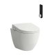Laufen Cleanet Pro - Elektronický bidet s keramikou, závěsný, Rimless, SoftClose, bílá H601890000S002
