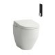 Laufen Cleanet Pro - Stojící elektronický bidet s keramikou, vario odpad, Rimless, SoftClose, bílá H603890000S002