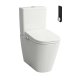 Laufen Cleanet Meda - Stojící elektronický bidet s keramikou, vario odpad, Rimless, SoftClose, bílá H606110000S002