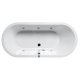 Sanycces Loft - Vana Confort s panelem 180x80x59,5 cm, white glossy BN120TFAL