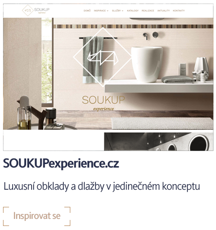 Webové stránky SOUKUPexperience.cz Obklady a dlažby Praha