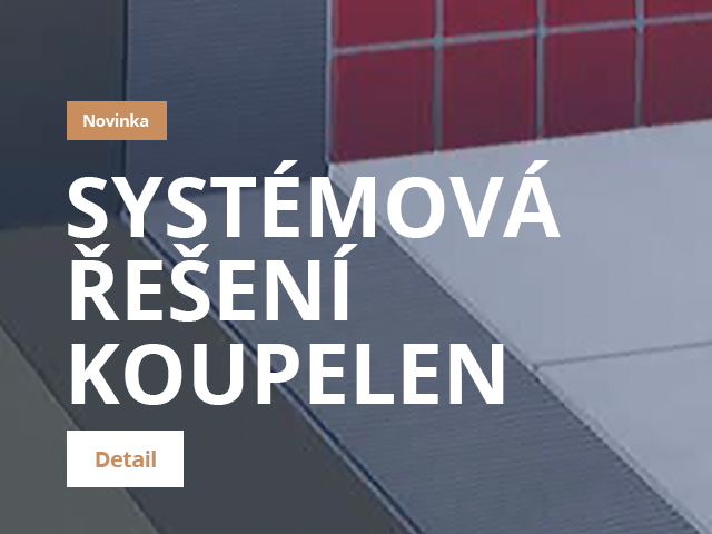 SYSTÉMOVÁ ŘEŠENÍ koupelny, sprchy, kuchyně, mokré provozy - KS Line