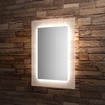 Zrcadlo ELLUX s podsvícením GLOW 80x80cm