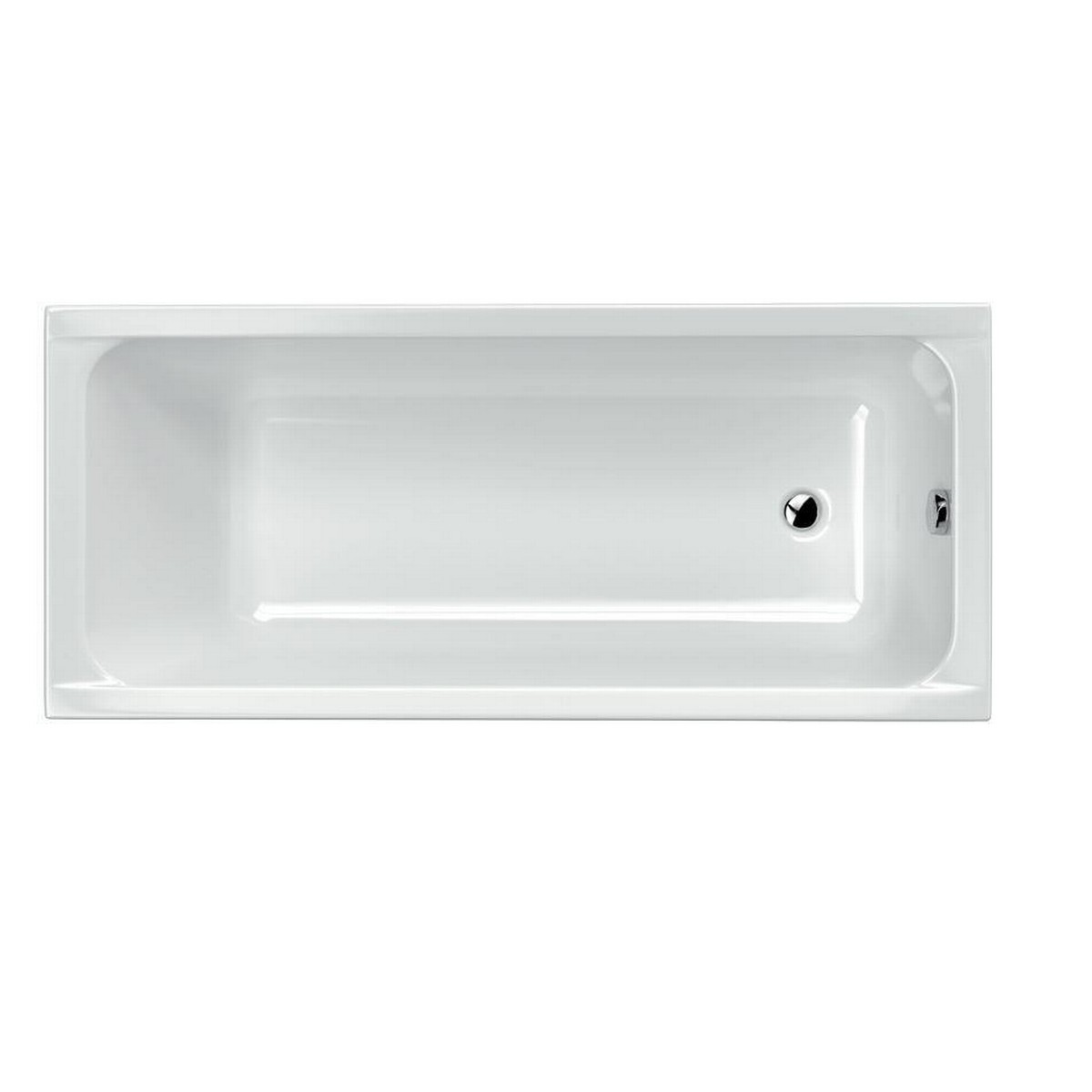 Obdelníková vana 1700 x 750 mm, bílá - KERAMIKA SOUKUP