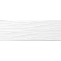 Dekor WHITE ELEGANCE Waves 25 x 75