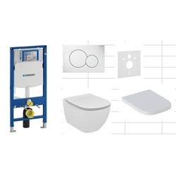 Závěsné WC v podomítkovém setu 5v1 KS Line KS2