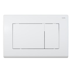 Ovládací tlačítko pro předstěnové instalační systémy, bílá-lesk