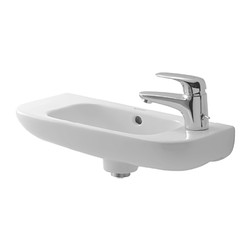 Duravit D-Code - umývátko 50x22cm, otvor vpravo 07065000082