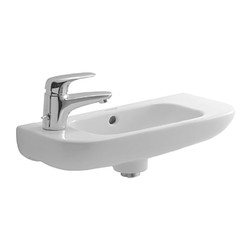 Duravit D-Code - umývátko 50x22cm, otvor vlevo 07065000092