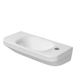 Duravit Durastyle - Umývátko 500x220 mm, otvor na baterii vpravo, bílá 0713500008