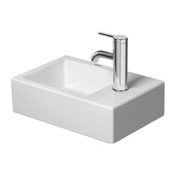 Duravit Vero Air - Umývátko, 38x25 cm, bílá 0724380000