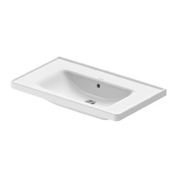 Duravit D-Neo - Umyvadlo do nábytku 800x480 mm s přepadem, bílá 2367800000