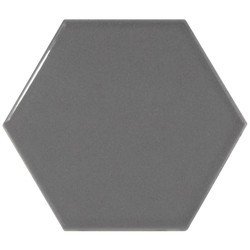 Obklad SCALE MOSAICOS Hexagon Dark Grey