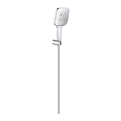 Grohe Rainshower SmartActive 130 Cube - Set pro upevnění na zeď se 3 proudy, 9,5 l/min omezovač průtoku, chrom 26589000