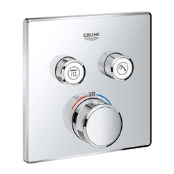 Grohe Grohtherm Smart Control - podomítkový termostat na dva spotřebiče, chrom, 29124000