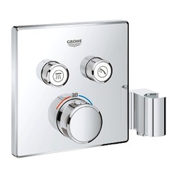 Grohe Grohtherm Smart Control - podomítkový termostat pro dva spotřebiče s integrovaným připojením a držákem sprchy, 29125000