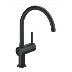 Grohe Minta - Páková dřezová baterie, DN 15, velvet black - černá 32917KS0