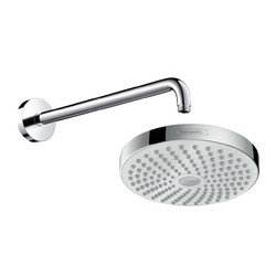 Hansgrohe Croma Select S 180 hlavová sprcha s připojením, bílá chrom 26522400 + 27413000