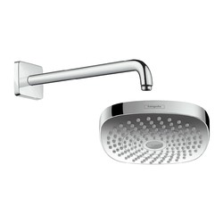 Hansgrohe Croma Select E 180 hlavová sprcha s připojením, chrom 26524000 + 27446000