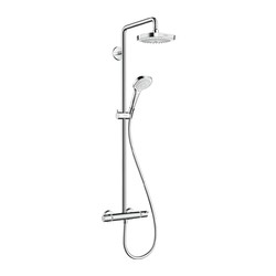 Hansgrohe Croma Select E 180 2jet Showerpipe - sprchový systém, bílá-chrom 27256400