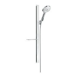 Hansgrohe Raindance Select S 120 3jet / Unica'E nástěnná tyč, sada 0,90 m, bílá / chrom 27648400