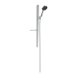 Hansgrohe Rainfinity - Sprchová sada 130 3jet s tyčí 90 cm a poličkou na mýdlo, chrom 27671000