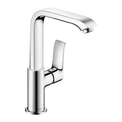 Hansgrohe Metris - Páková umyvadlová baterie s odtokovou soupravou Push-Open, chrom 31187000