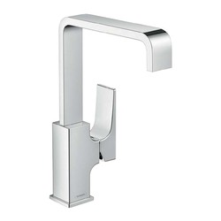 Hansgrohe Metropol- Umyvadlová baterie stojánková s otočným ramenem a Push-Open, ComfortZone 230, chrom 32511000