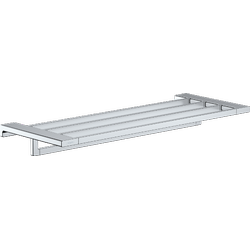 Hansgrohe AddStoris - Polička na ručníky s držákem ručníku, chrom 41751000