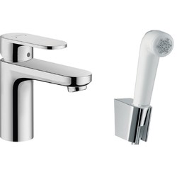 Hansgrohe Vernis Blend - Sada Bidette - Umyvadlová baterie stojánková s bidetovou sprškou, chrom 71215000