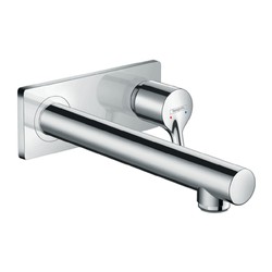 Hansgrohe Talis S - Páková umyvadlová baterie pod omítku, montáž na stěnu, s výtokem 22,5 cm, chrom 72111000