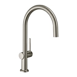 Hansgrohe Talis M54 - Páková kuchyňská baterie 220, 1jet, vzhled nerezu 72804800