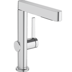 Hansgrohe Finoris - Umyvadlová baterie 230 s vytahovatelnou sprškou a Push-Open odt. soupravou, chrom 76063000