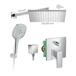 HANSGROHE + ALPI HG SET 8 - Sprchový systém pod omítku, Metropol, páková baterie- kompletní sada