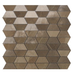 Mozaika EVOLUTIONMARBLE Bronzo Amani Half Hexagon
