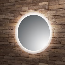 Zrcadlo ELLUX s podsvícením GLOW Kruh 70cm