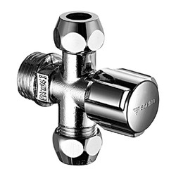 Schell - rohový ventil se dvěma výtoky 3/8 "chrom 049910699