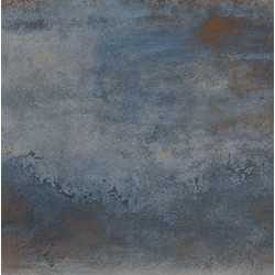 Dlažba v imitaci kovu ME_TAL Dark Blue 60 x 60 cm
