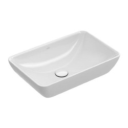 VILLEROY & BOCH Villeroy Boch Venticello - Umyvadlová mísa polozápustná, 550x360mm, s přepadem, alpská bílá 41135501