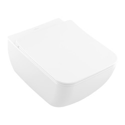 VILLEROY & BOCH VENTICELLO - COMBI PACK WC závesné DirectFlush+sedátko SlimSeat SoftClosing, biela Alpin CeramicPlus 4611RSR1