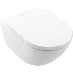 Villeroy & Boch Subway 3.0 - Combi Pack WC závěsné TwistFlush + sedátko s poklopem SoftClosing, alpská bílá 4670TS01