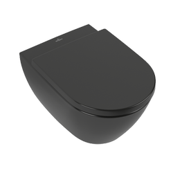 VILLEROY & BOCH Villeroy Boch Subway 2.0 - WC závěsné 370x560mm, DirectFlush, Ebony CeramicPlus 5614R0S5